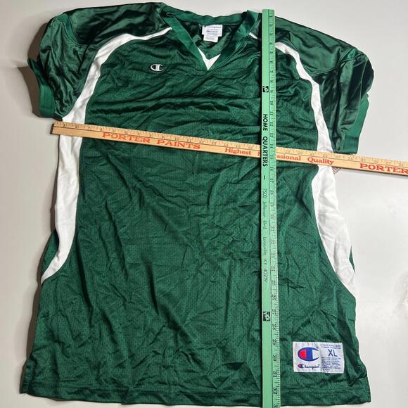 Lot of 5 Vintage Champion Green Mesh Football Game Jerseys XL Made in Costa Rica - Picture 8 of 10